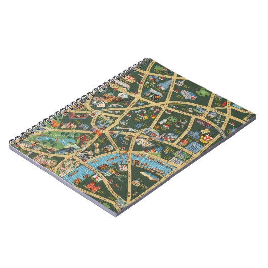 The Daily Telegraph Afbeelding Map of London Notitieboek (Linkerzijde)
