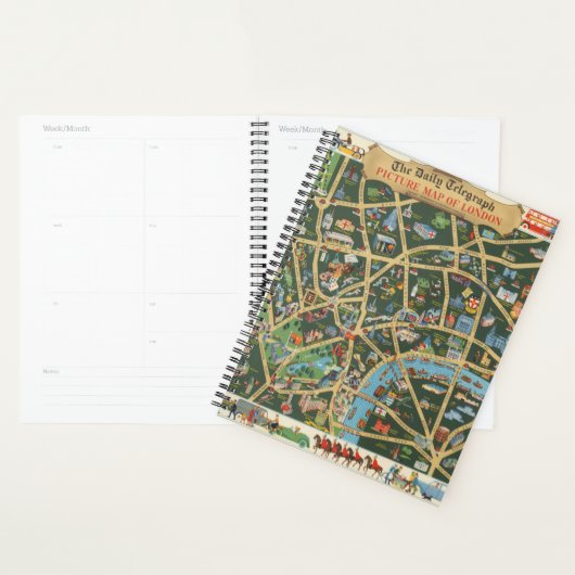 The Daily Telegraph Afbeelding Map of London Planner (Display)