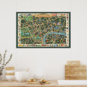 The Daily Telegraph Afbeelding Map of London Poster (Keuken)