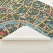The Daily Telegraph Afbeelding Map of London Sherpa Deken (3/4)