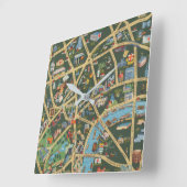 The Daily Telegraph Afbeelding Map of London Vierkante Klok (Hoek)