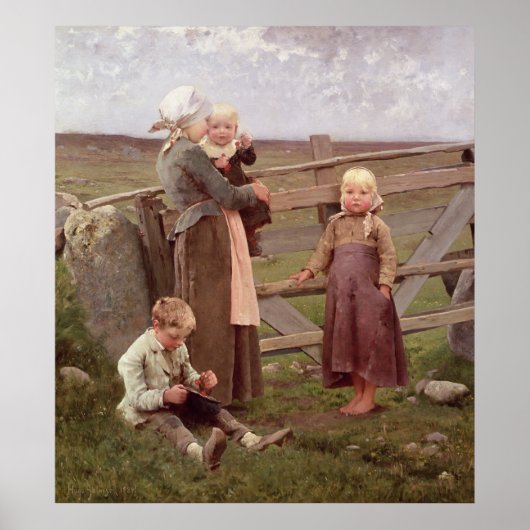 The Dalby Gate, Skane, 1884 Poster (Voorkant)