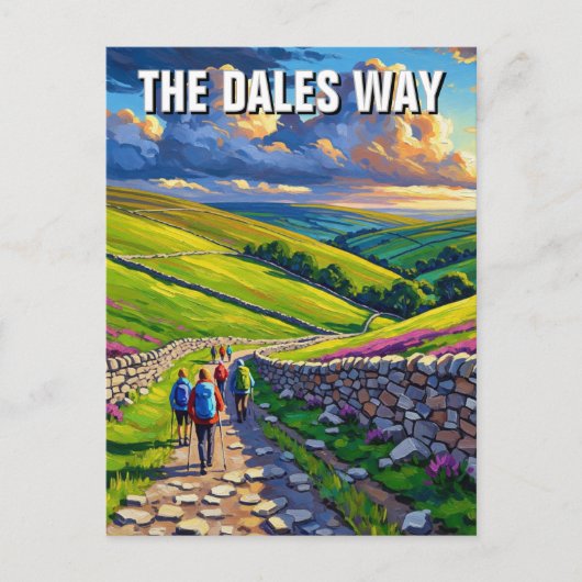 The Dales Way Engeland Reis Briefkaart (Voorkant)