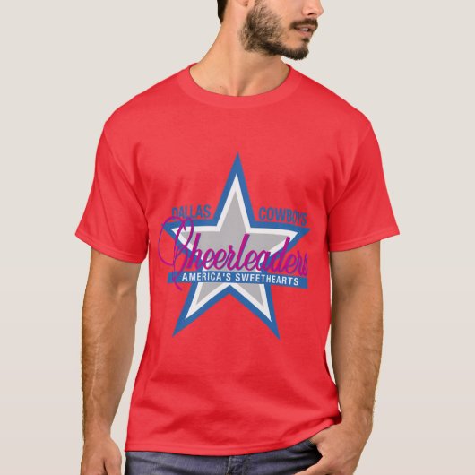 The Dallas Cowboys Cheerleaders America Sweet Hear T-shirt (Voorkant)