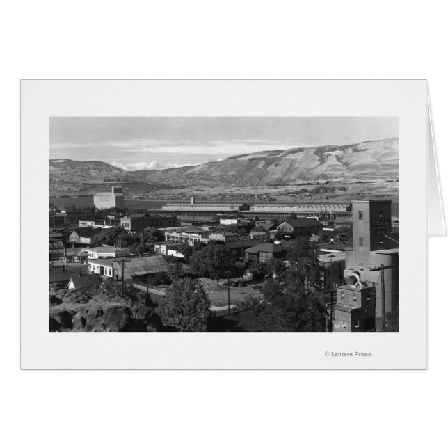 The Dalles, Oregon Dock Uitzicht uit 4th Street (Voorkant Horizontaal)