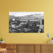 The Dalles, Oregon Dock Uitzicht uit 4th Street Canvas Afdruk (Insitu (Woonkamer))