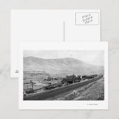 The Dalles, Oregon Indian Village Uitzicht Photogr Briefkaart (Voorkant / Achterkant)