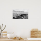 The Dalles, Oregon Indian Village Uitzicht Photogr Poster (Keuken)