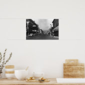 The Dalles, Oregon Main Street Town Uitzicht Poster (Keuken)