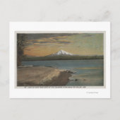 The Dalles, Oregon - Mt. Hood uit Columbia Rive Briefkaart (Voorkant)