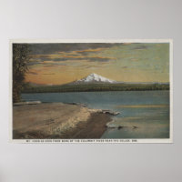 The Dalles, Oregon - Mt. Hood uit Columbia Rive