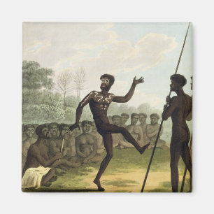 The Dance, aborigines uit New South Wales engrave Magneet