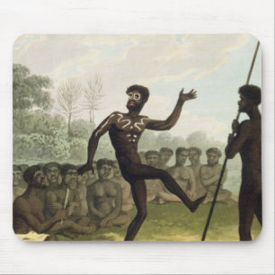 The Dance, aborigines uit New South Wales engrave Muismat