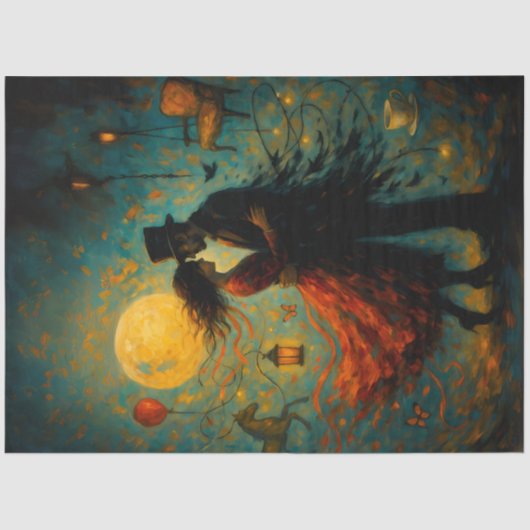 The Dance Between – Surreal Romance Decoupage Tissuepapier (Voorkant)