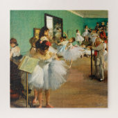 The Dance Class (1874) by Edgar Degas Legpuzzel (Horizontaal)