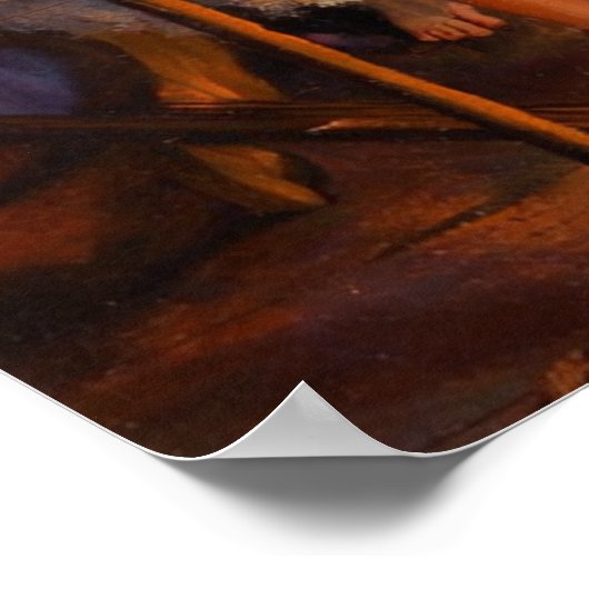 The Dance Class by Edgar Degas Poster (Hoek)