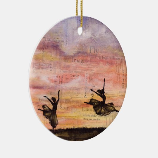 "The Dance of Life" Art Ornament (Rechts)