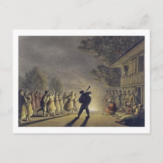 The Dance of the Bulgaria Peasants, pub. by Willi Briefkaart (Voorkant)