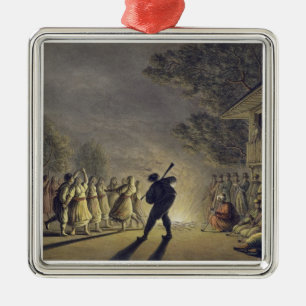 The Dance of the Bulgaria Peasants, pub. door Will Metalen Ornament