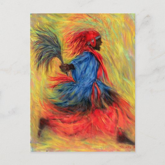 The Dancer 1998 Briefkaart (Voorkant)
