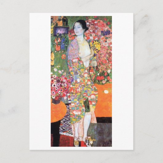 The Dancer, Gustav Klimt Briefkaart (Voorkant)