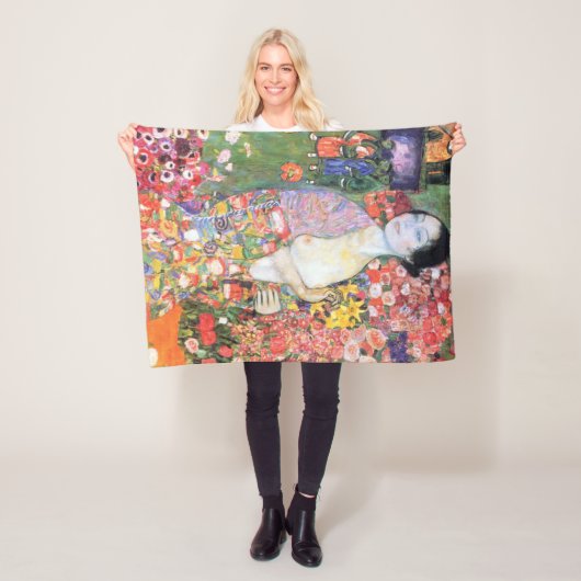 The Dancer, Gustav Klimt Fleece Deken (In situ)
