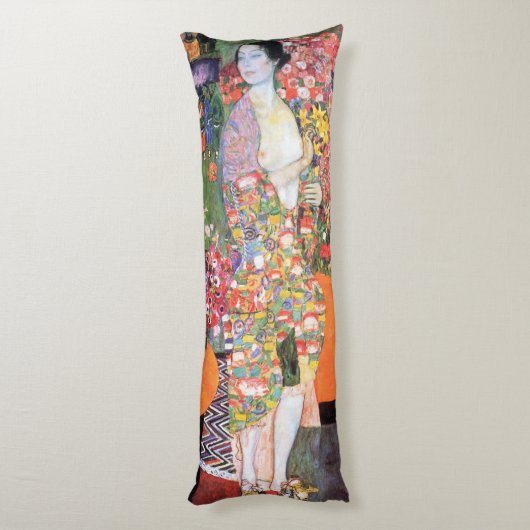 The Dancer, Gustav Klimt Lichaamskussen (Achterkant (Verticaal))