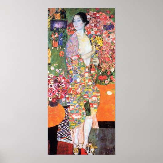 The Dancer, Gustav Klimt Poster (Voorkant)