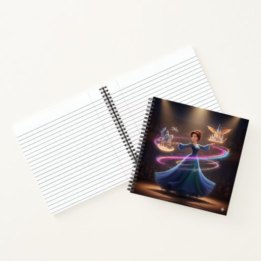 The Dancing Narrator Notebook Notitieboek (Binnen)