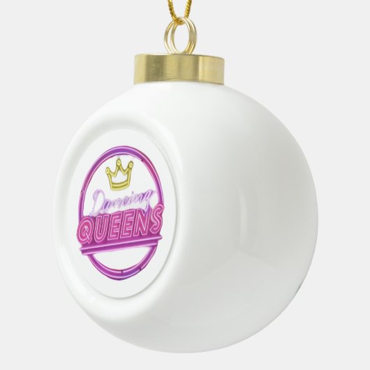 The Dancing Queens Snowflake Framed Ornament (Rechts)