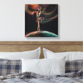 "The Dancing Universe" Canvas Afdruk (Insitu (Slaapkamer))