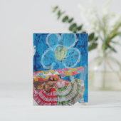 The Dancing Women Collage Briefkaart (Staand voorkant)