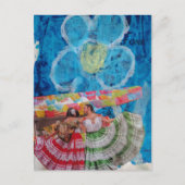 The Dancing Women Collage Briefkaart (Voorkant)