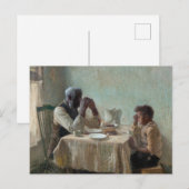 The Dankbare Armen, 1894 door Henry Ossawa Tanner Uitnodiging Briefkaart (Voorkant / Achterkant)