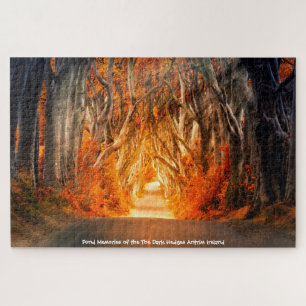 The Dark Hedges Antrim Ierland. Legpuzzel