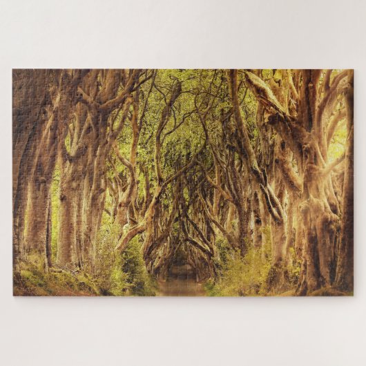 The Dark Hedges Antrim Ierland. Legpuzzel (Horizontaal)