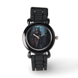 The Dark Red Ridding Hood Horloge