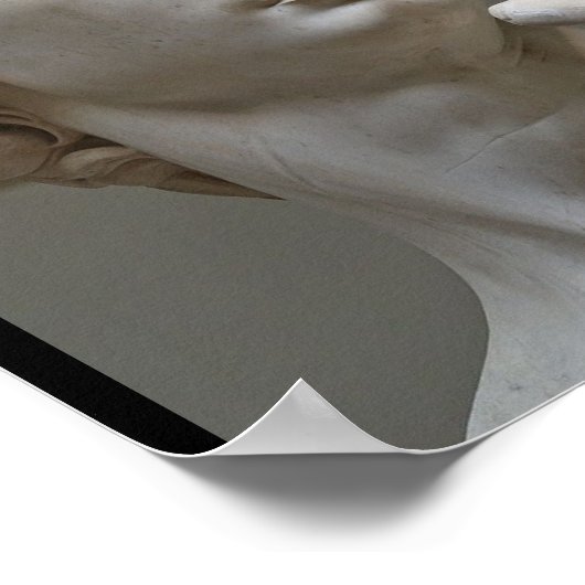 "The David" van Michelangelo Poster (Hoek)