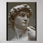 "The David" van Michelangelo Poster (Voorkant)