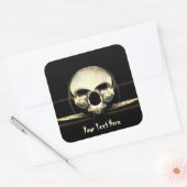 The Dawn of Man Vierkante Sticker (Envelop)