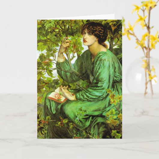 The Day Dream, kunst, Kaart (Gele Bloem)