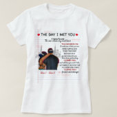 The day i met you shirt (Design voorkant)