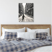 The Day Melted Sideways Canvas Afdruk (Insitu (Slaapkamer))