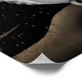 The Day of the Dead Sugar Skull Owl Stars Poster (Hoek)