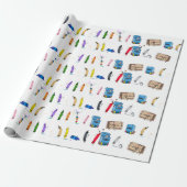 The Day the Crayons Quit Themed Wrapping Paper Cadeaupapier (Uitgerold)