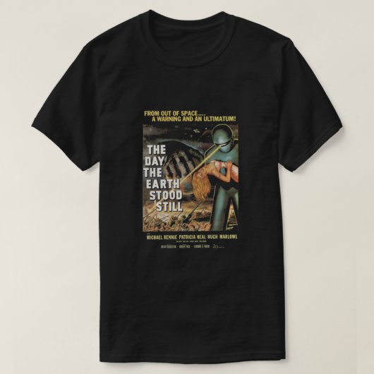 The Day the Earth Stood still - oud poster 1951 ES T-shirt (Design voorkant)