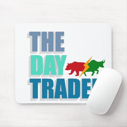 The Day Trader Mousepad Muismat (Met muis)