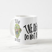 The Dead Do Not Rest - Coffee Mug Koffiemok (Voorkant links)