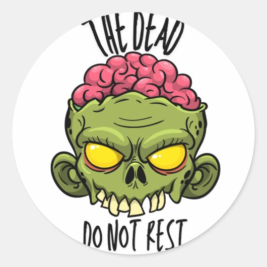 The Dead Do Not Rest - Sticker (Voorkant)