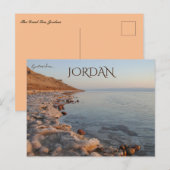 The Dead Sea Jordan Briefkaart (Voorkant / Achterkant)